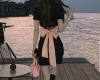 short-sleeve bow back mini sheath dress